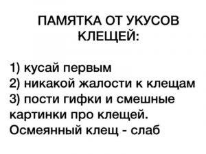 Укус клеща